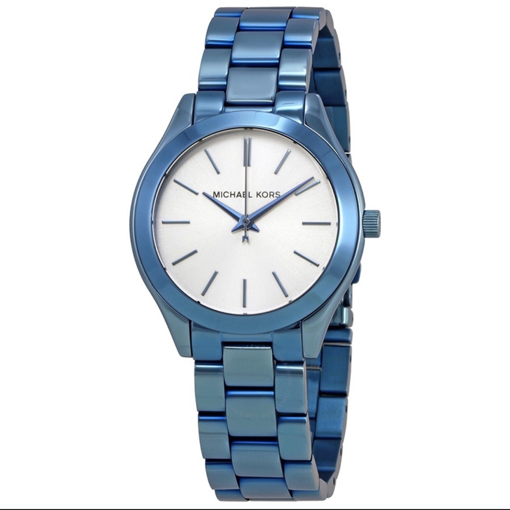 MK Slim Runway Cerulean Watch MK3674